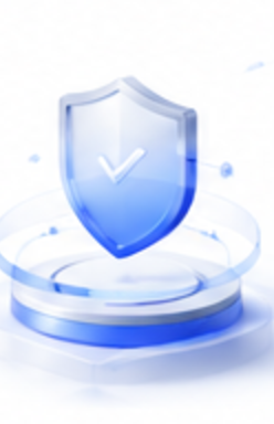 3D illustration of a protective shield